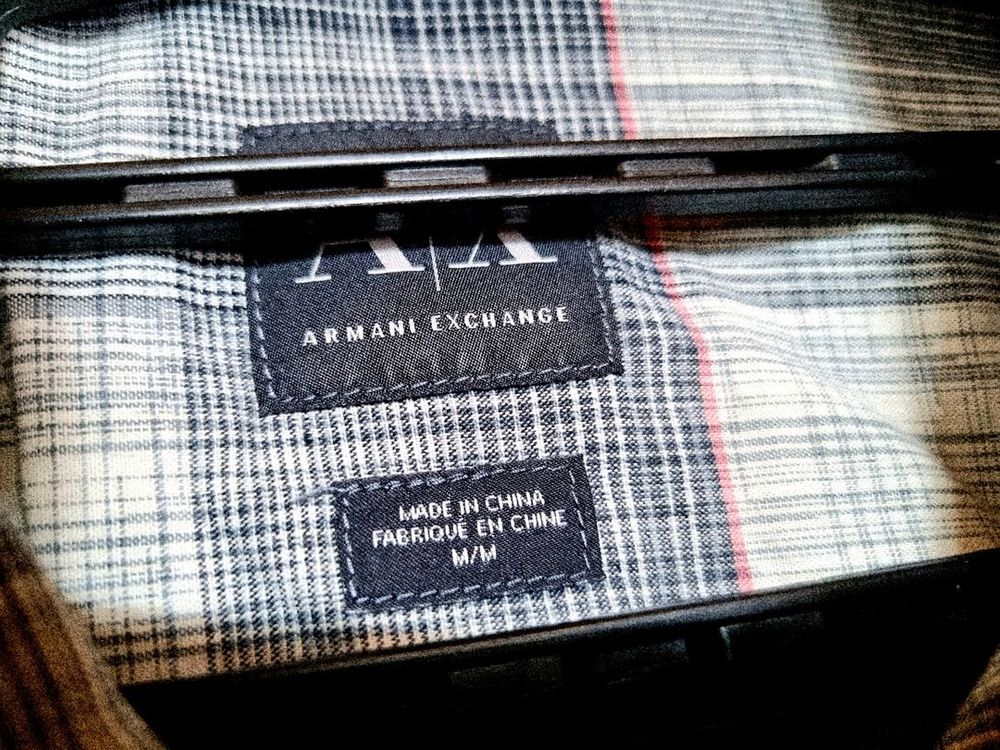 알마니익스체인지 정품 남방 이미지