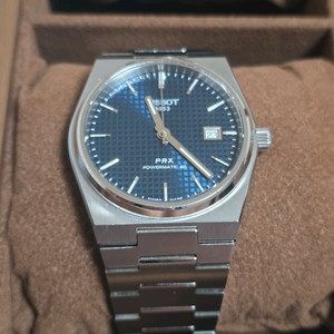 티쏘 PRX 40mm 청판 파워매틱 80 오토매틱 시계 이미지