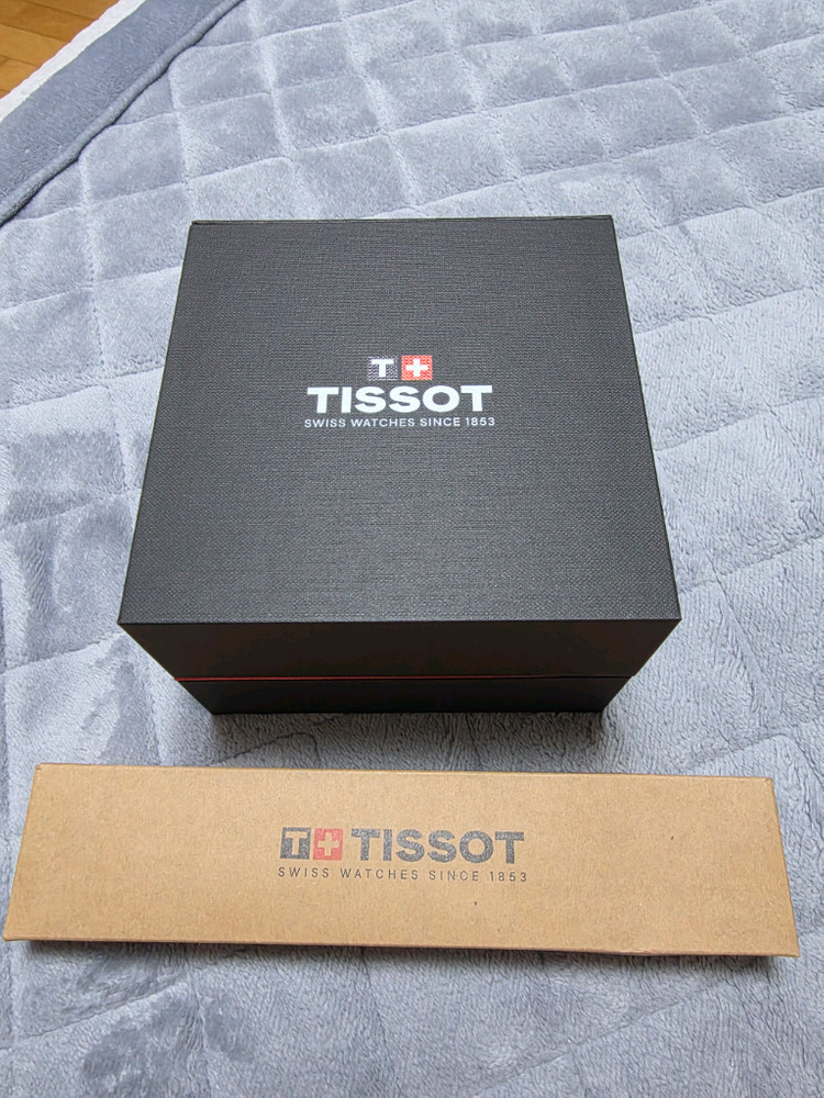 티쏘 PRX 40mm 청판 파워매틱 80 오토매틱 시계 이미지