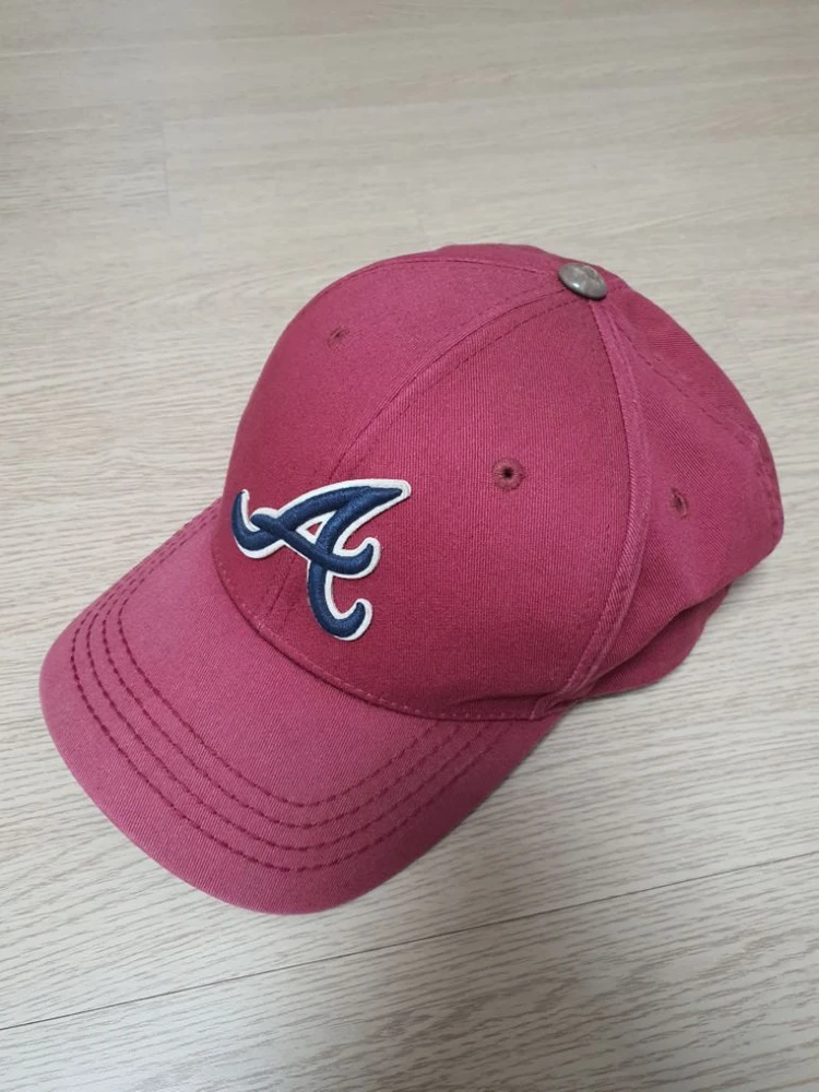 아틀란타 브레이브스 MLB 모자 버건디 중고 만원 이미지