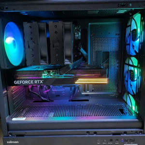 (새상품) 7800X3D 5070ti 게이밍 컴퓨터 본체 이미지