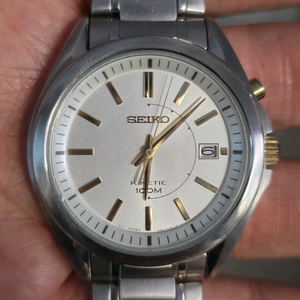 세이코 키네틱오토 (SKA525P1) 화이트 스틸시계 이미지