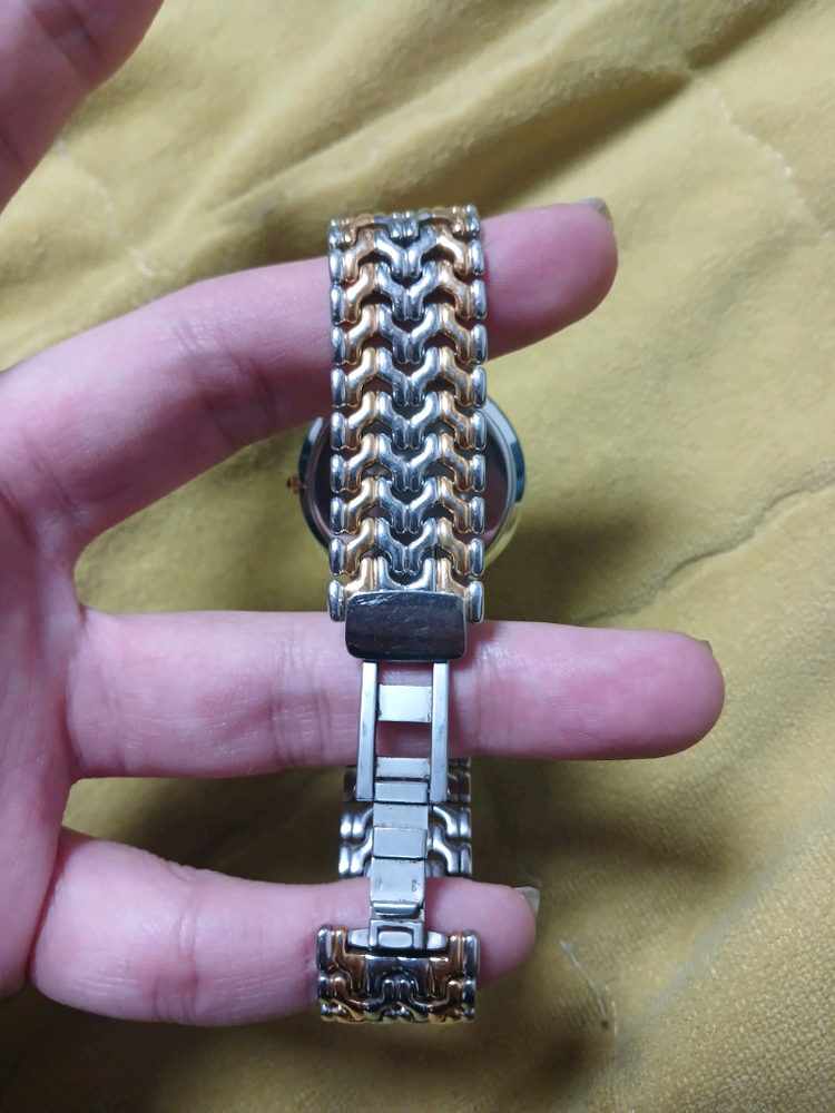 갤럭시 쿼츠 콤비 메탈 시계 이미지