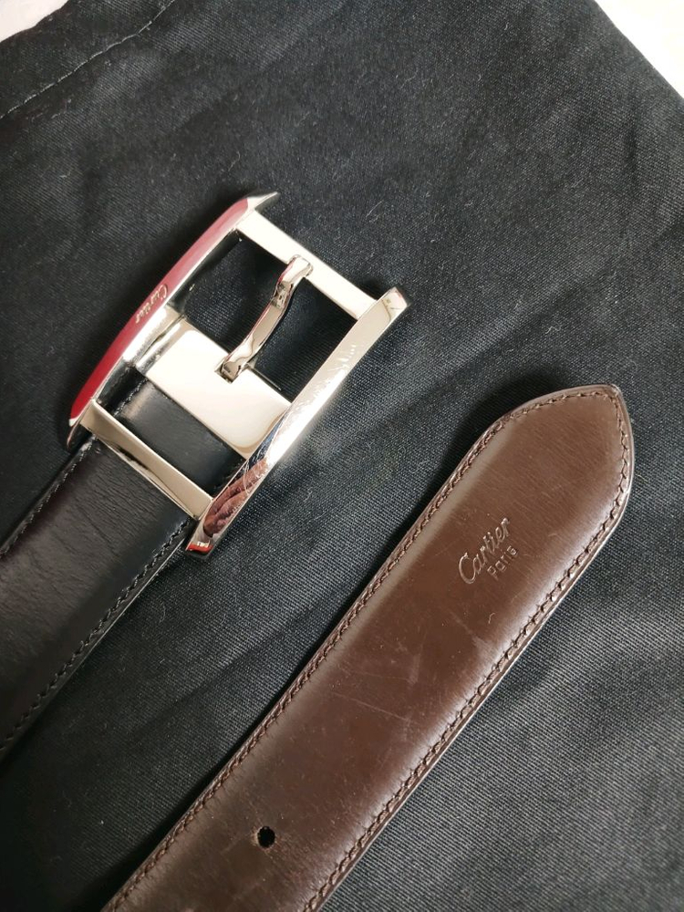 까르띠에 양면 가죽벨트 정품 이미지