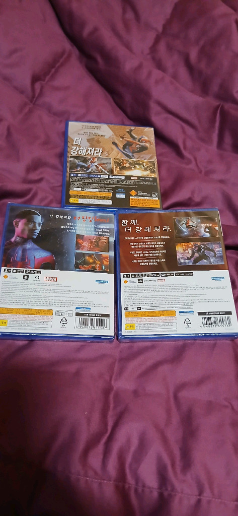 ps4 ps5 스파이더맨 전시리즈 이미지