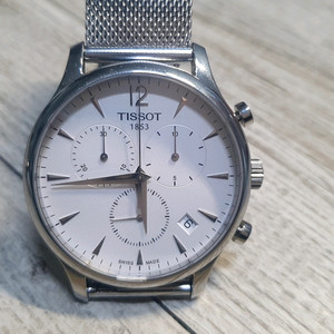 [정품/풀박스] 티쏘 트래디션 크로노그래프 화이트 이미지