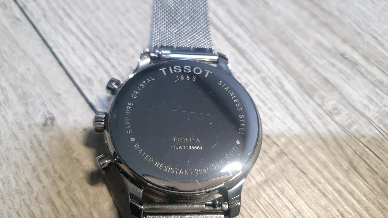 [정품/풀박스] 티쏘 트래디션 크로노그래프 화이트 이미지