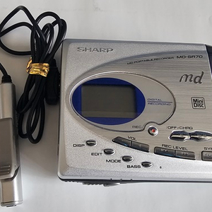 샤프 SR70 포터블 MD 레코더 워크맨 작동품 이미지