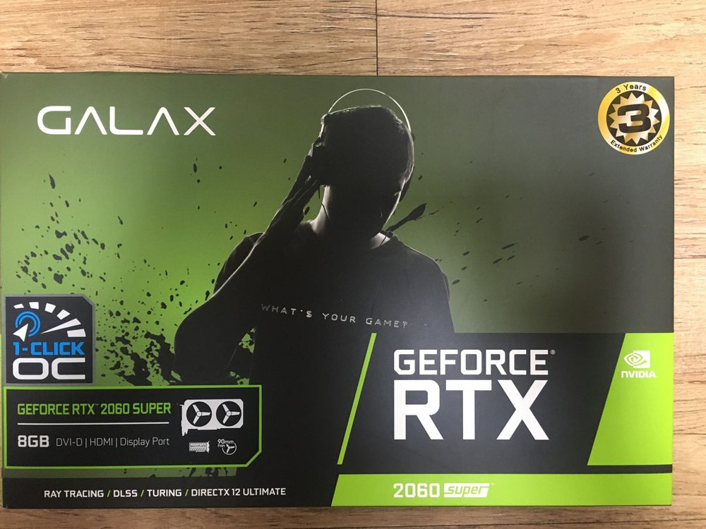 갤럭시 RTX 2060 SUPER 그래픽카드 이미지