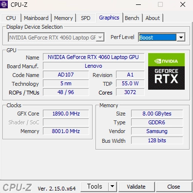 레노버 LOQ 15apr9 RTX4060 게이밍 노트북 이미지