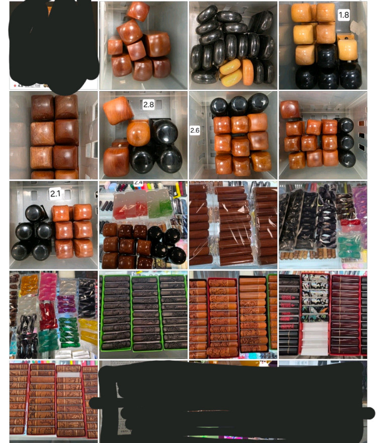 도장조각기 및 재료 일괄 이미지