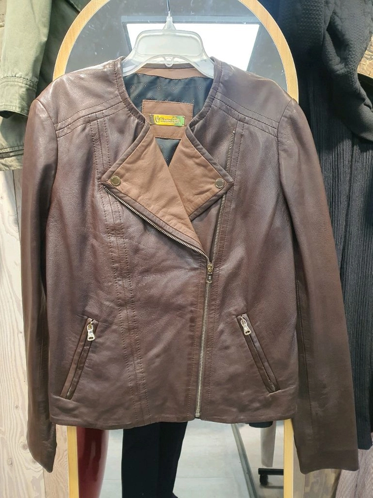 마시모두띠(Massimo Dutti)리얼 양가죽 자켓 (여성 M) 이미지