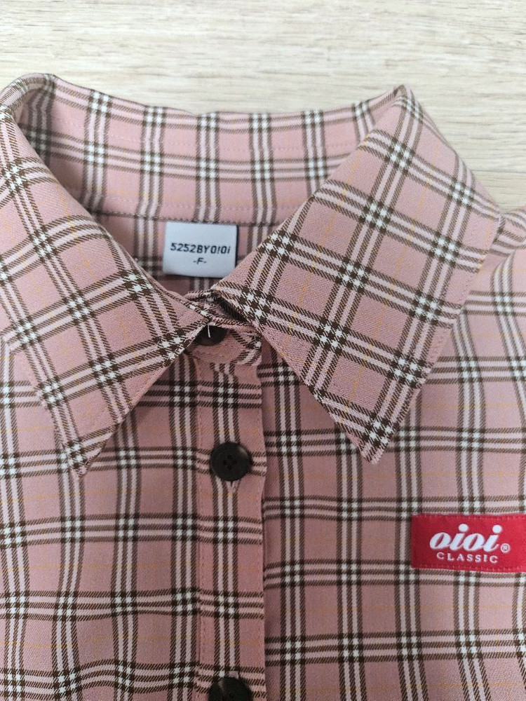 바이오아이오아이 클래식 체크 블라우스,치마 셋트 초등여아치마셋트 이미지