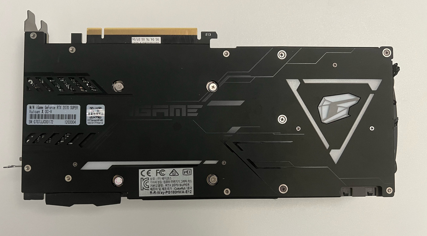 RTX 2070 Super 컬러풀 iGame Vulcan X OC 이미지