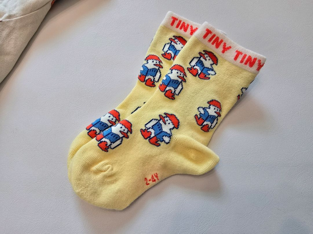 타이니코튼 바디수트 18m, 양말 2-4y 일괄 판매 이미지