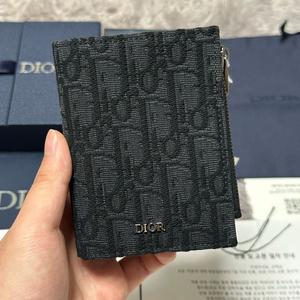 [미사용/새상품] 디올 오블리크 버티컬 컴팩트 반지갑 신형 이미지