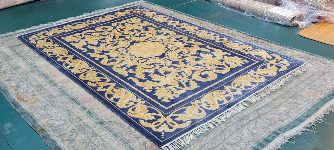 티베트 핸드메이드 실크 카페트 - TI167 - 이미지