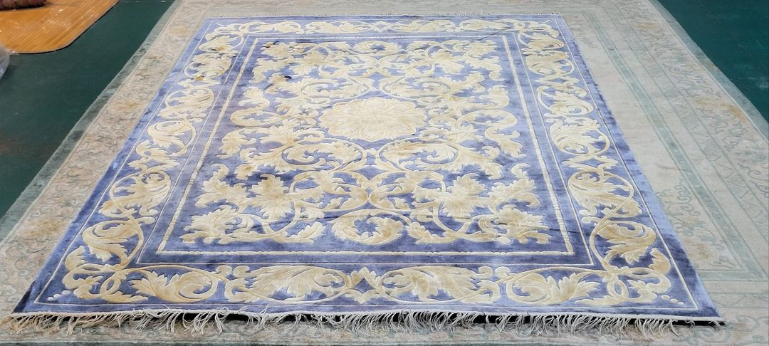 티베트 핸드메이드 실크 카페트 - TI167 - 이미지