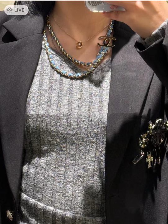 샤넬 퀼팅 체인 목걸이 이미지