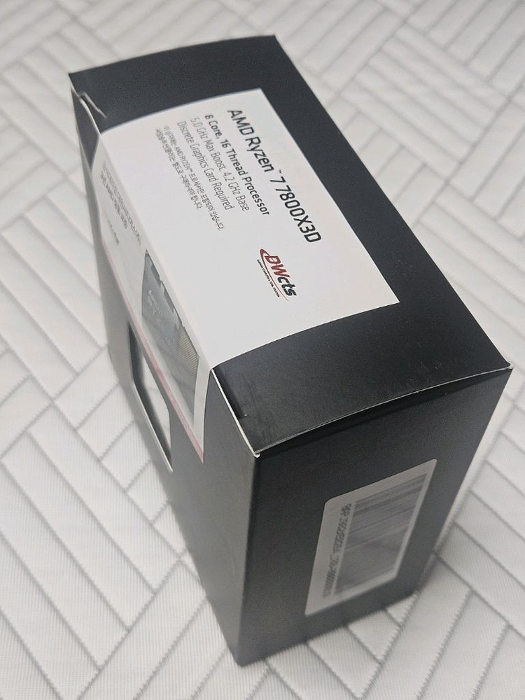 AMD 라이젠 7800X3D 미개봉 새제품 이미지