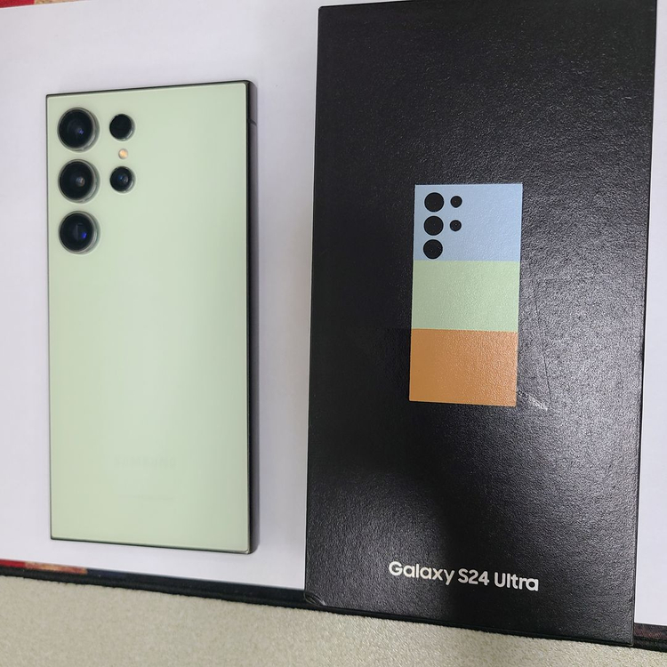 갤럭시 S24울트라 민트 512G 자급제 무잔상 A급 213325 이미지
