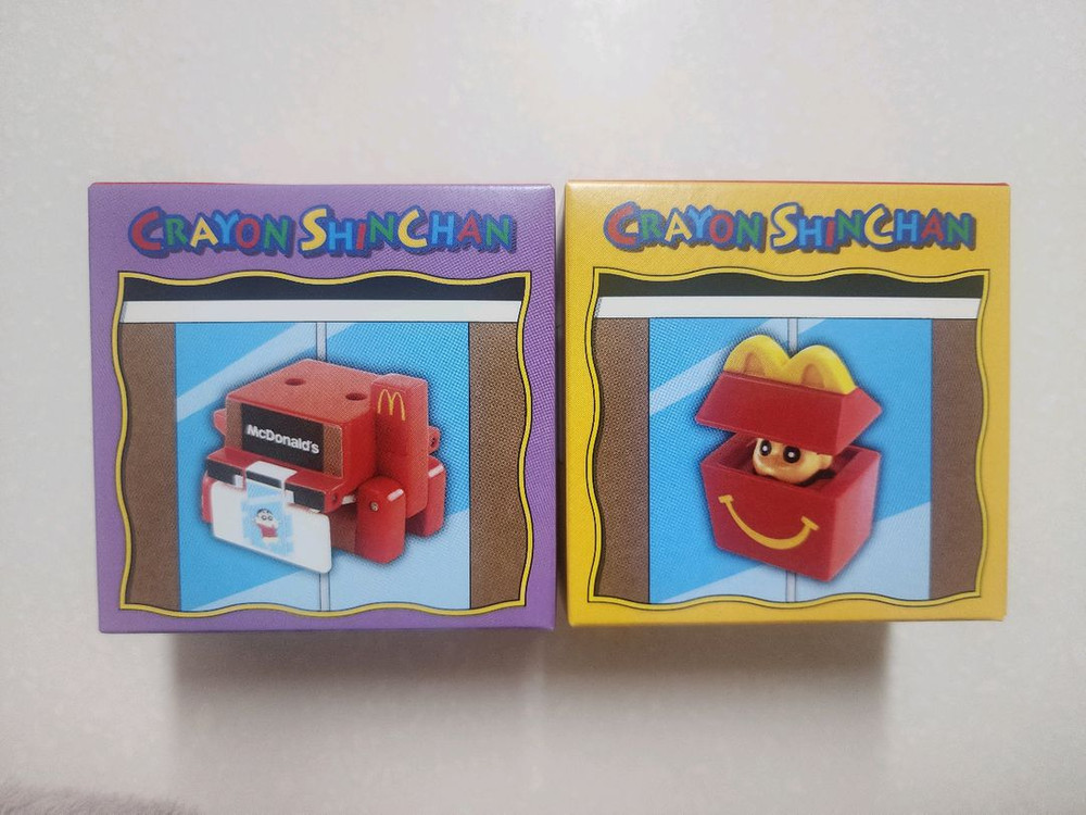 (일괄)맥도날드 해피밀 짱구 2번, 3번 세트 이미지