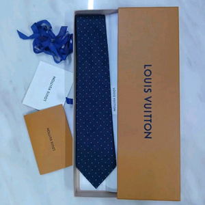[새상품급] 루이비통 코발트 블루 모노그램 넥타이 (샤넬 구찌 프라다 펜디 에르메스 디올) 이미지