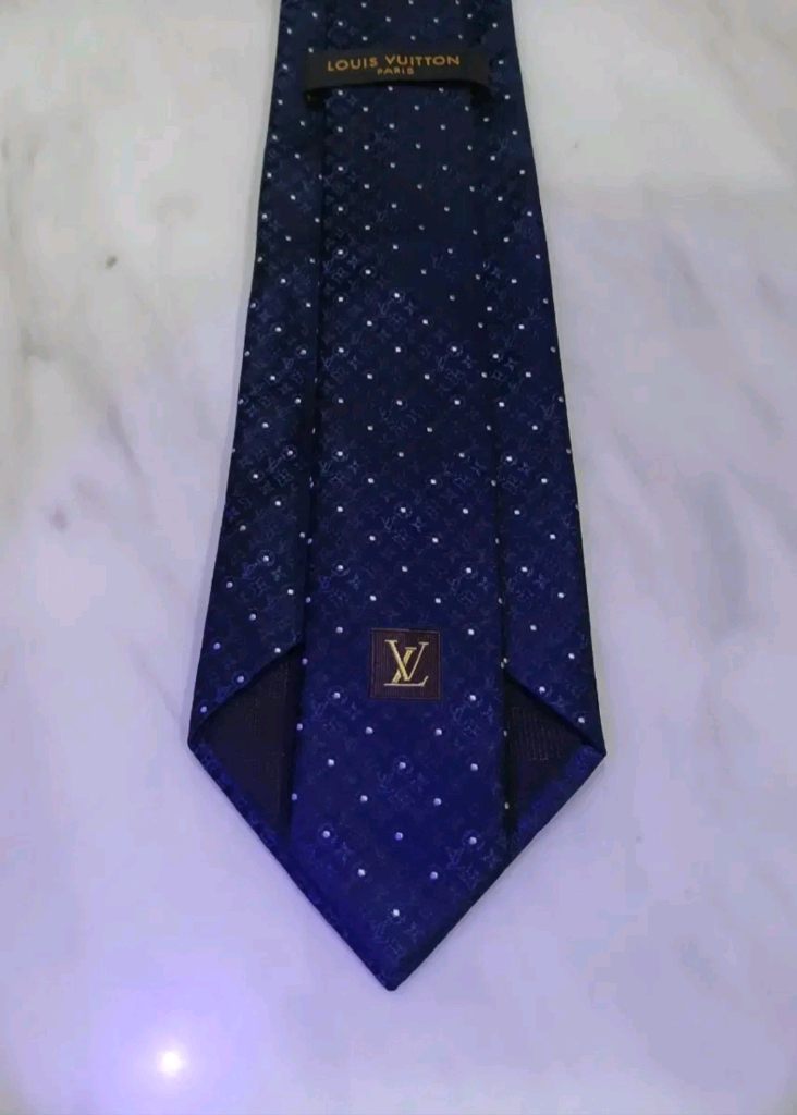 [새상품급] 루이비통 코발트 블루 모노그램 넥타이 (샤넬 구찌 프라다 펜디 에르메스 디올) 이미지