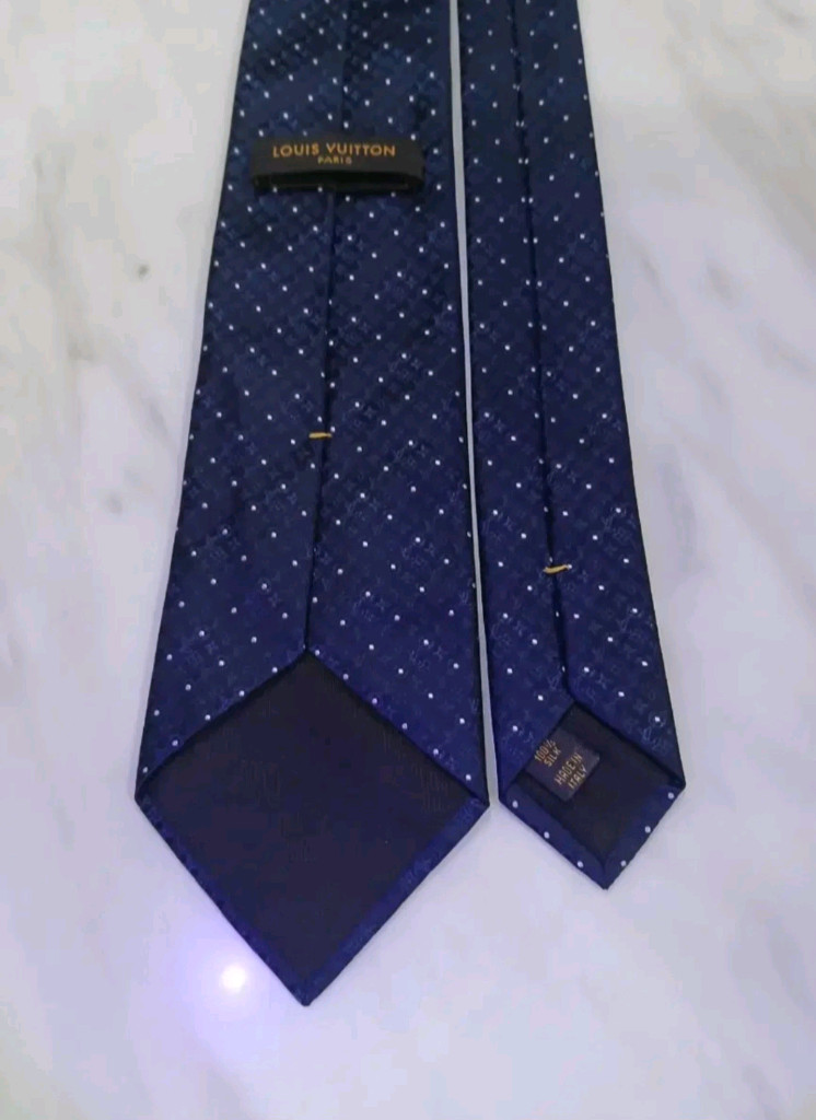 [새상품급] 루이비통 코발트 블루 모노그램 넥타이 (샤넬 구찌 프라다 펜디 에르메스 디올) 이미지