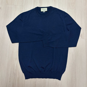 새상품급)구찌.GUCCI.울100%.얇은니트.스웨터.울니트.명품.남자명품.남자니트.네이비.잉크블루.95.100.M 이미지