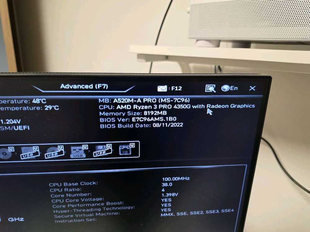 라이젠 am4 4350g cpu 판매합니다. 이미지
