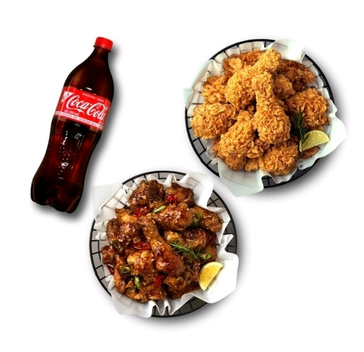 뿌링클 허니콤보 황금올리브 도미노피자 고추바사삭/ 레드콤보반반콤보레허순살 콰삭킹맛초킹골드킹핫후라이드 bhc 교촌치킨 이미지