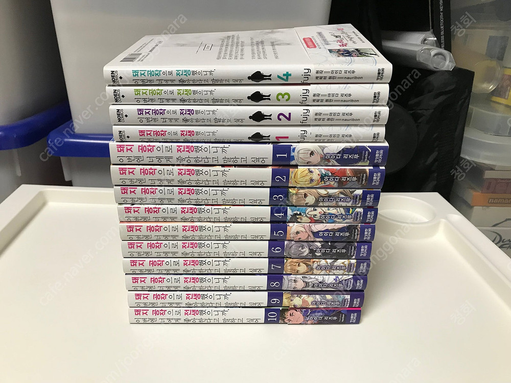 라노벨 라이트 노벨 만화책 코믹스 돼지 공작으로 전생했으니까 이번엔 너에게 좋아한다고 말하고 싶어 올초판 초판 이미지