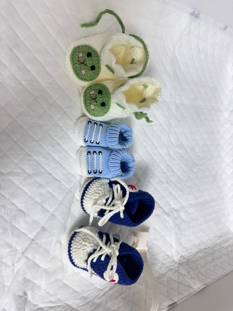 신생아 부츠 세트 이미지