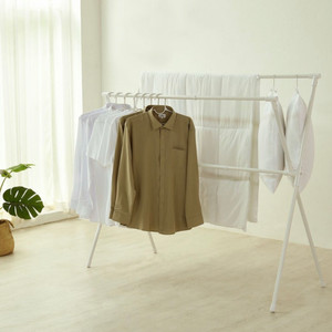 빨래건조대 길이조절 이불 베란다 원룸 접이식 이미지