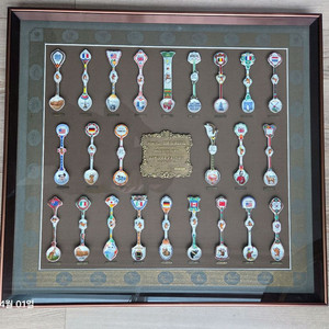 88서울올림픽 기념 도자기 스푼 액자 이미지