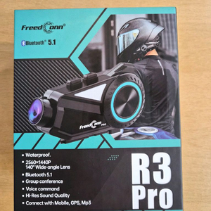 프리드콘 R3 Pro 오토바이 헬멧 블루투스 인터콤 새상품 이미지