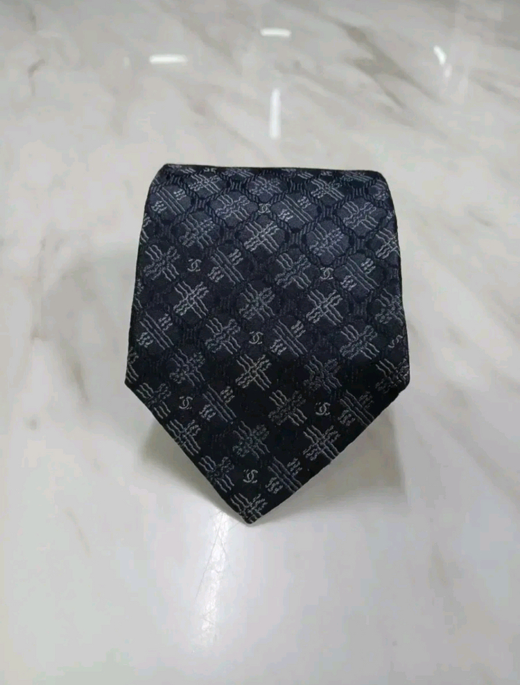 [최고급 중년 넥타이] 샤넬 CC 로고 (루이비통 프라다 구찌 디올 펜디 에르메스) 이미지