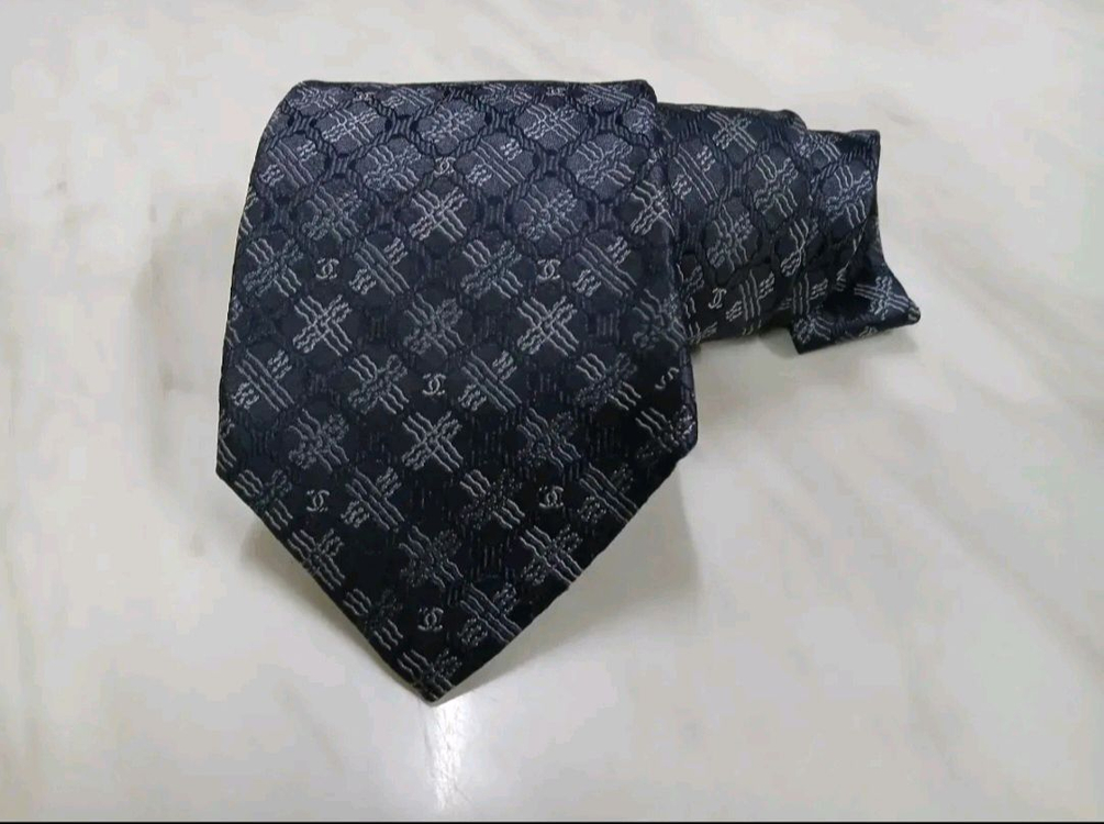 [최고급 중년 넥타이] 샤넬 CC 로고 (루이비통 프라다 구찌 디올 펜디 에르메스) 이미지