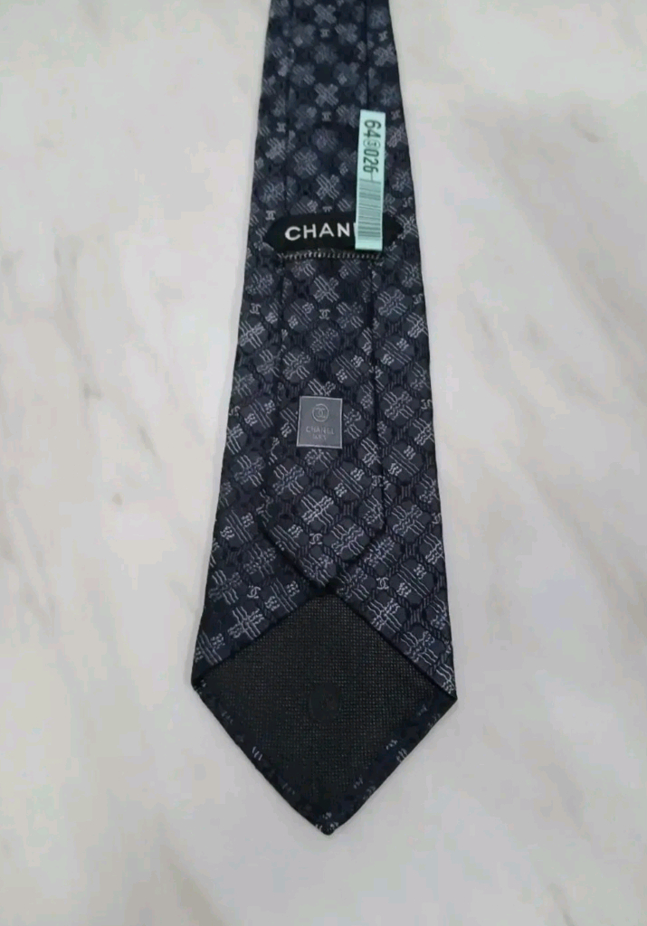 [최고급 중년 넥타이] 샤넬 CC 로고 (루이비통 프라다 구찌 디올 펜디 에르메스) 이미지