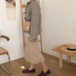 핸드메이드 연그레이지 숏 코트 이미지