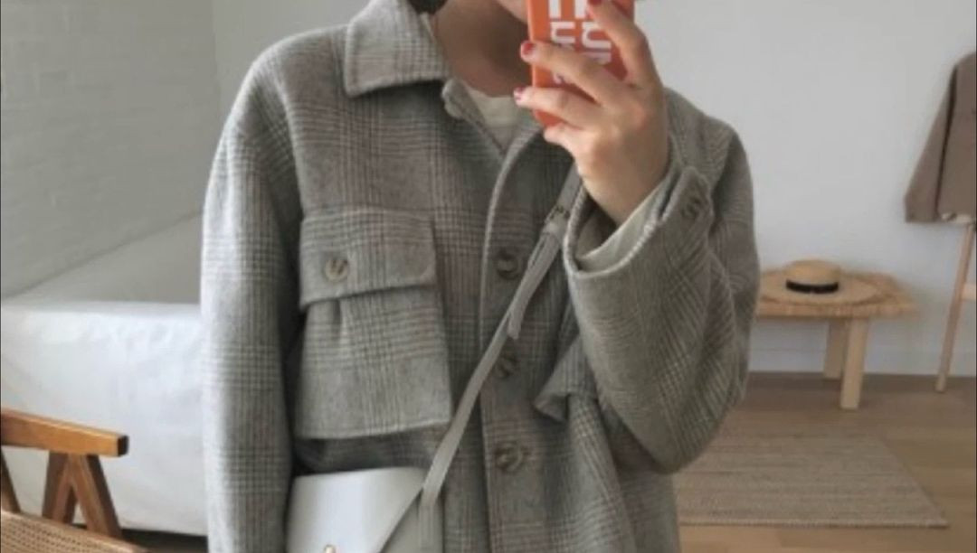 핸드메이드 연그레이지 숏 코트 이미지