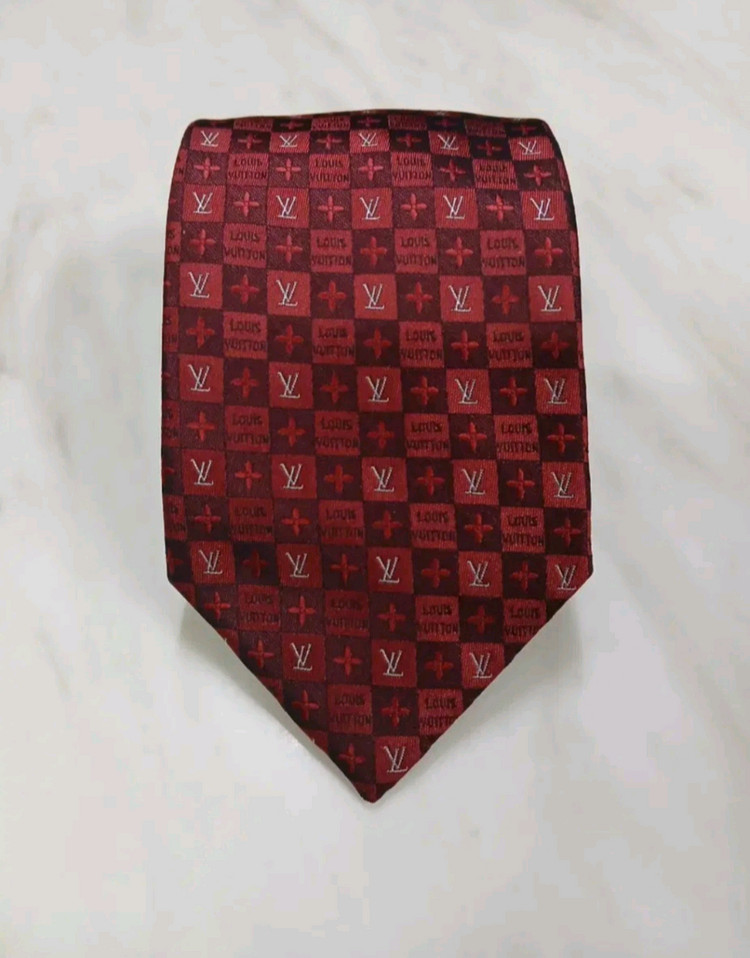 [핸드메이드] 루이비통 모노그램 넥타이 (샤넬 프라다 펜디 구찌 디올 에르메스) 이미지