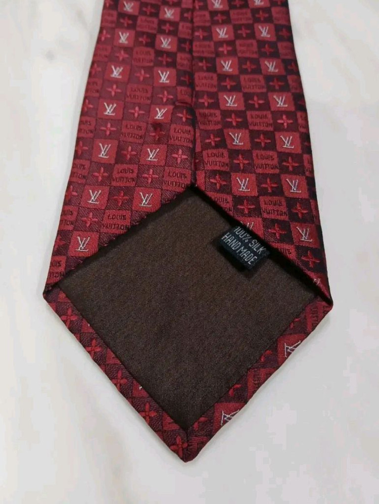 [핸드메이드] 루이비통 모노그램 넥타이 (샤넬 프라다 펜디 구찌 디올 에르메스) 이미지