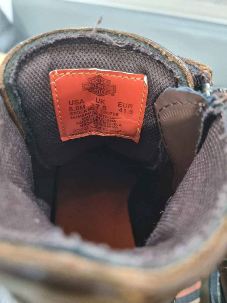 할리데이비슨 헤거먼 부츠 265mm 할리부츠 판매 합니다. 이미지