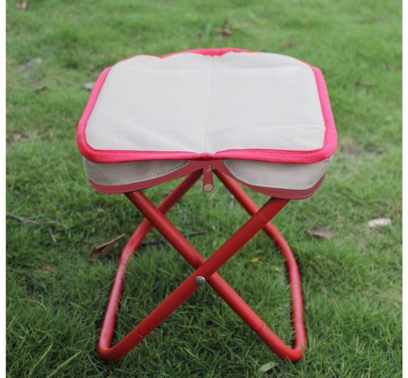 접이식의자 (핑크색) 이미지