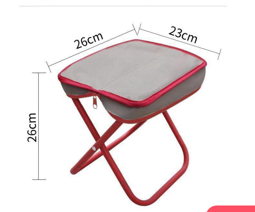 접이식의자 (핑크색) 이미지