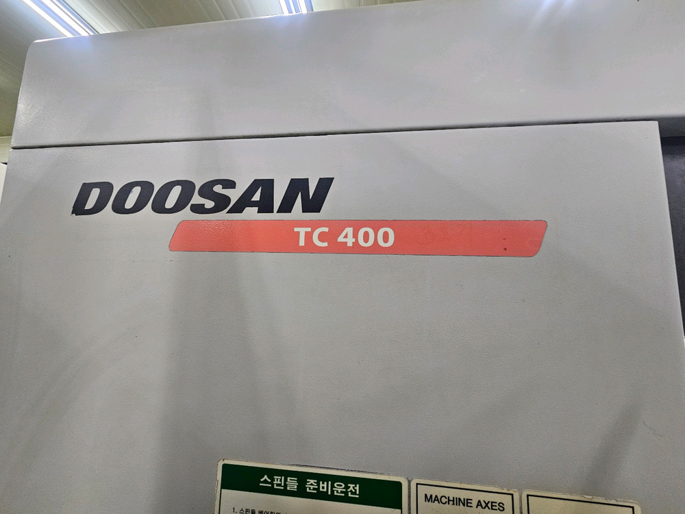 2008년 두산 탭핑센터 TC400 저렴하게드려요 이미지