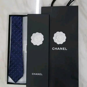 [신형 미사용 새상품] 샤넬 CC 로고 모노그램 넥타이 (루이비통 프라다 구찌 디올 펜디 에르메스) 이미지