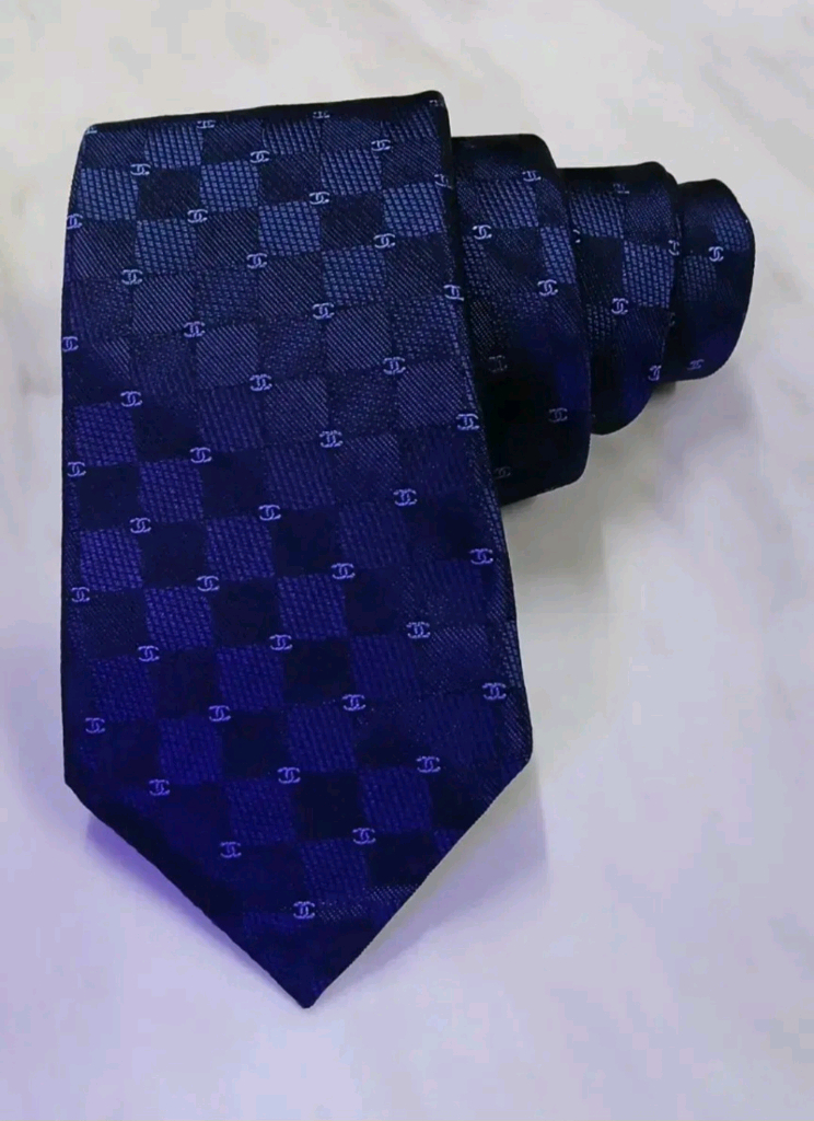 [신형 미사용 새상품] 샤넬 CC 로고 모노그램 넥타이 (루이비통 프라다 구찌 디올 펜디 에르메스) 이미지